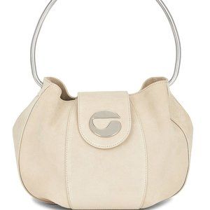 New in Box Coperni Large Ring Bag Beige Silver